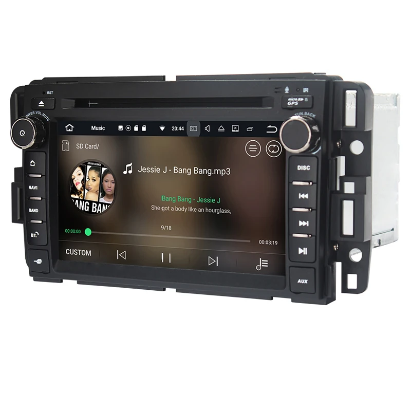 1024*600 четырехъядерный Android 7 1 автомобильный dvd плеер для GMC Yukon Savana Sierra Tahoe Acadia Denali