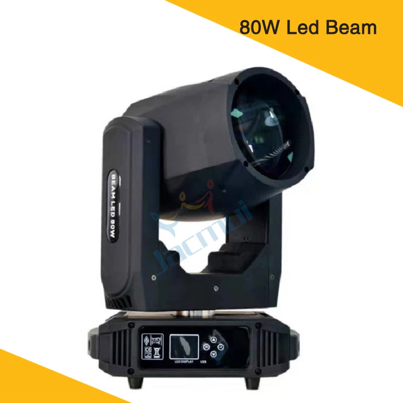 

New Model DJ Stage Lighting 80W Led Beam Moving Head Disco Light For Stage Nightclub