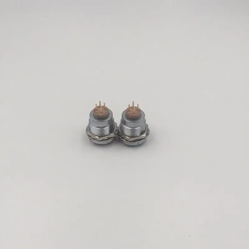 LEMO металлический круговой разъем ECG 2B 2 3 4 5 6 7 8 9 10 14 16 18 19 контактный две гайки