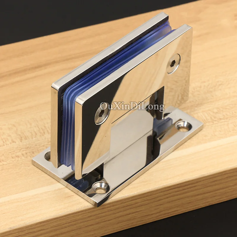 Высокое качество 2 шт. SUS304 нержавеющая сталь безрамные душевые стеклянные