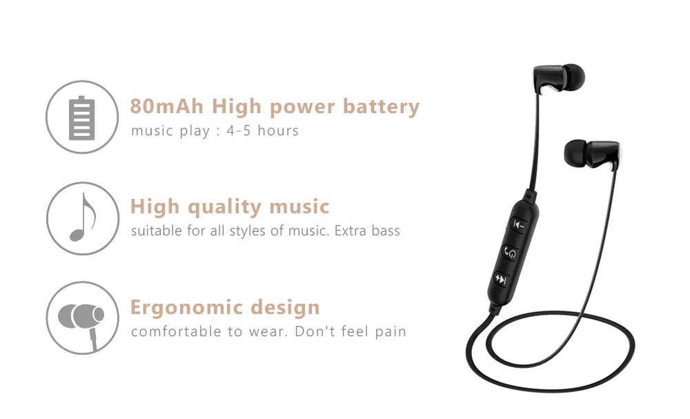 FBYEG TC01S беспроводные Bluetooth наушники, спортивные наушники, Мини Керамические наушники-вкладыши, HD стерео бас гарнитура с микрофоном для телефона