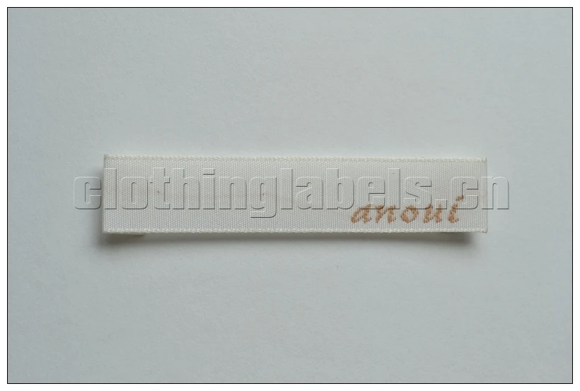 

Этикетки на ткани для одежды из 100% полиэстера, сатина с обратной связью, бесплатная доставка