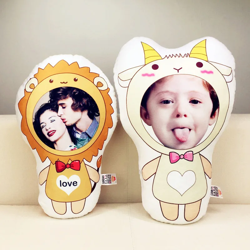 Новинка Лидер продаж фото подушка сделай сам со знаками Зодиака Водолей плюшевые