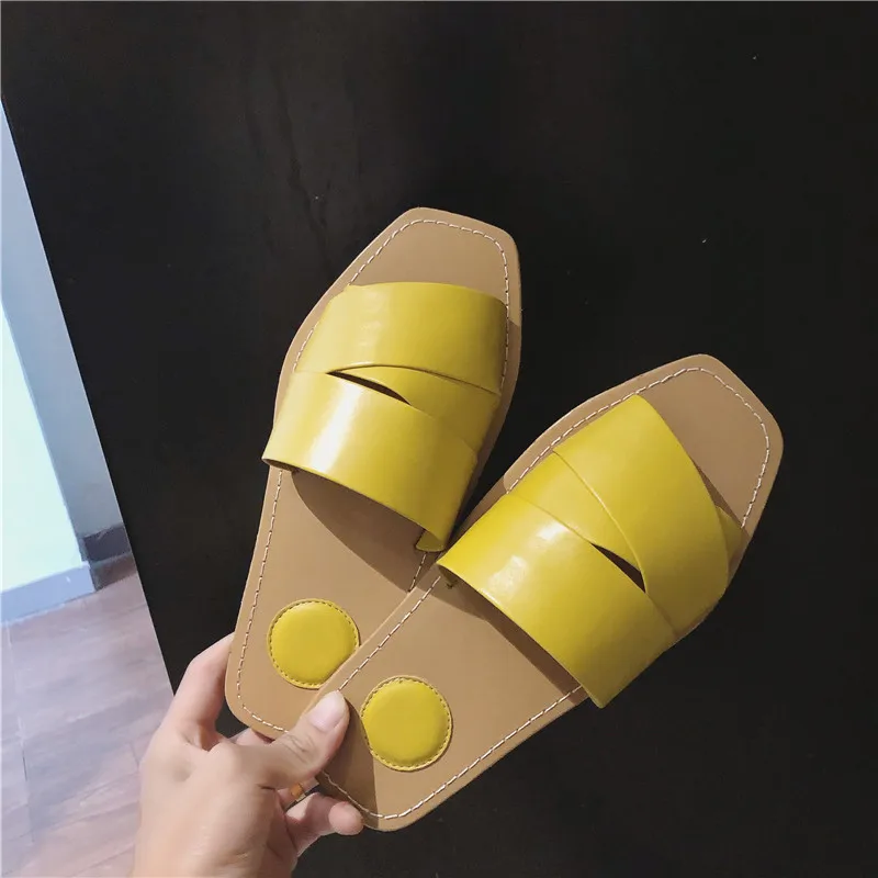 Luxury Brand 2019 New Summer Slippers Women Color Matching Beach Sandals Slides Outdoor Indoor Flip Flops 35-40 | Обувь