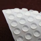 Бесплатная доставка, 64 шт., 12 мм x 4 мм, противоскользящая силиконовая резина, пластиковый амортизатор бампера, самоклеящиеся силиконовые ножки 3 м