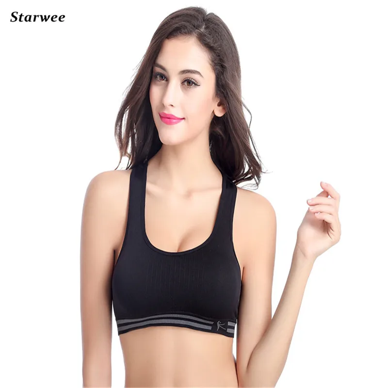 Starwee повседневный топ на бретелях женский дышащий эластичный для фитнеса с