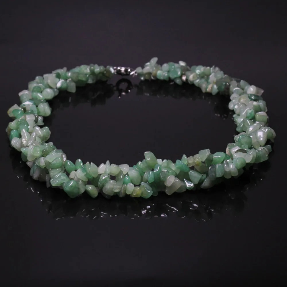 Новинка оптовая продажа 3 типа женское модное ожерелье натуральный гравий лунный