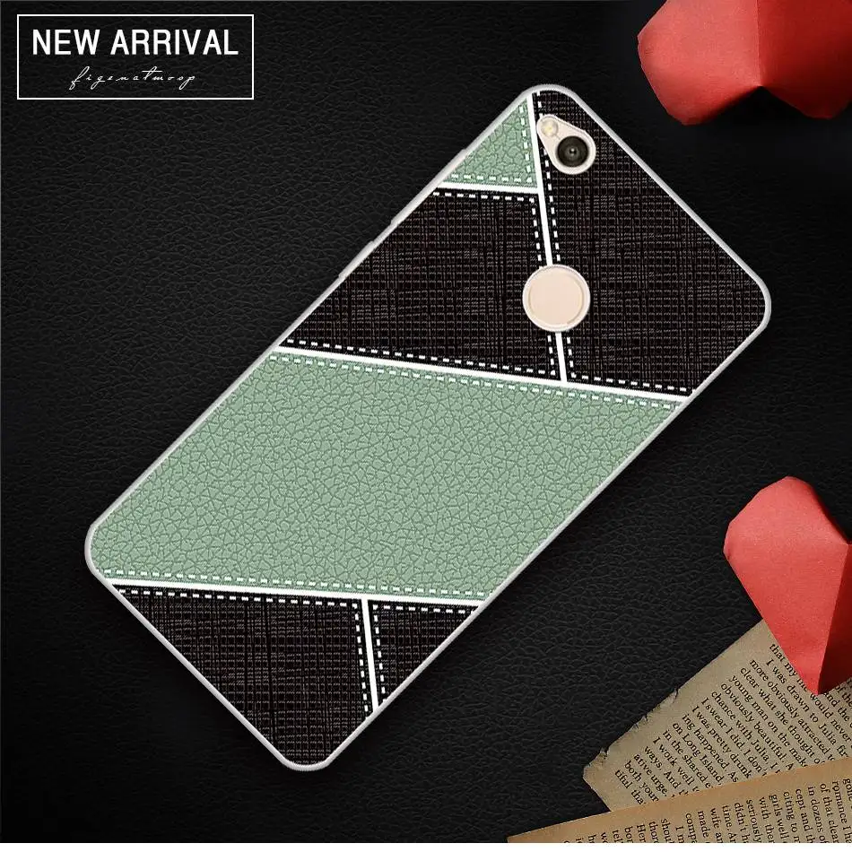 UTOPER For Xiaomi Redmi 4x Case Leather texture Pattern Fundas Silicona Capa Cover Floral Coque |