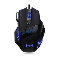 new fashion 7d professional wired usb mouse 7 button 3200 dpi cool color lamp gamer computer office mice cable gaming lol mouse