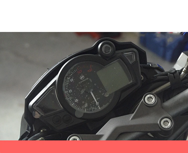 Для Honda Suzuki CFMOTO Beneli мотоцикл модифицированный инструмент наклейка защита от царапин декоративный измеритель защитная пленка экран