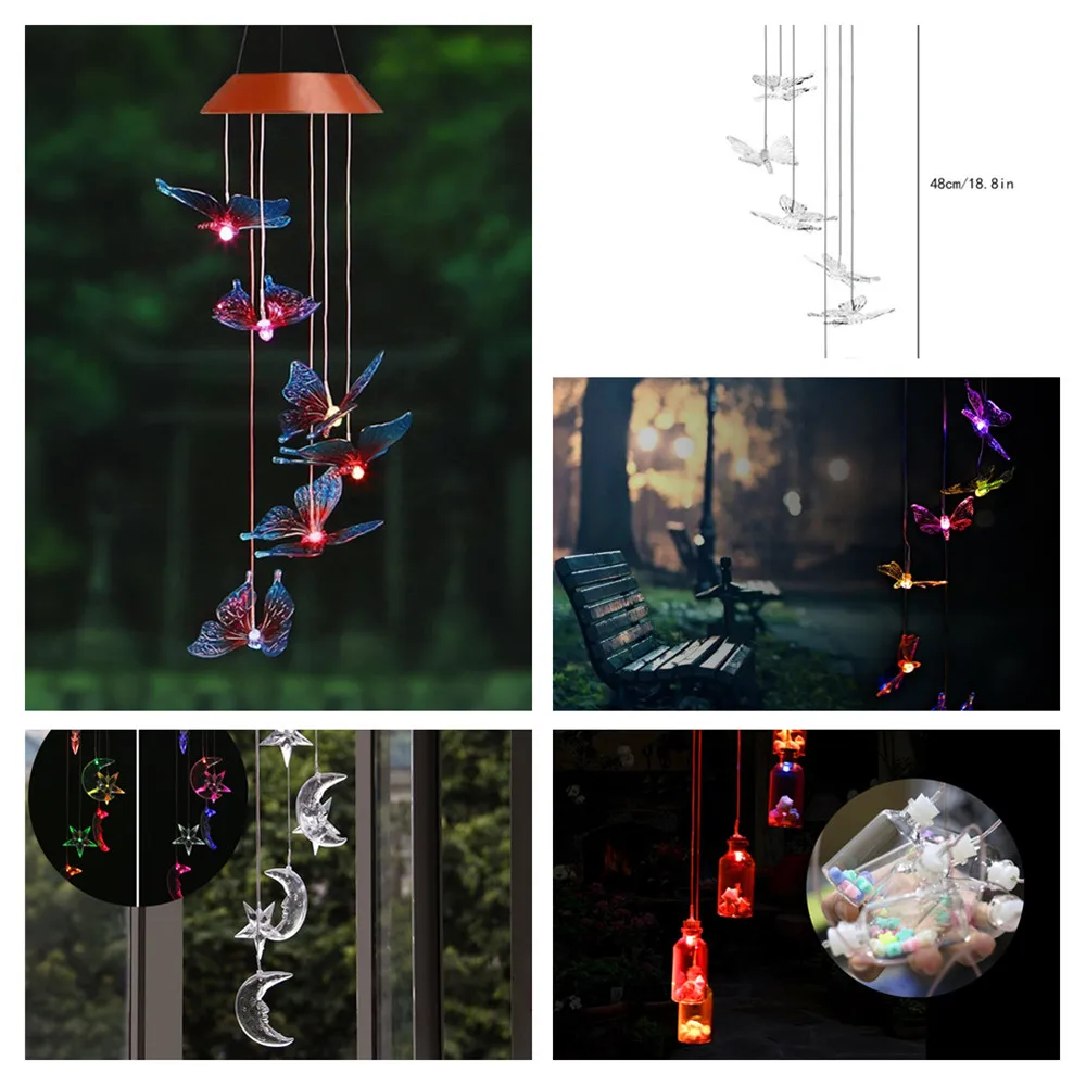 ZPAA Милая пчела питание от солнечной энергии фотоламсветильник меняющая цвет для