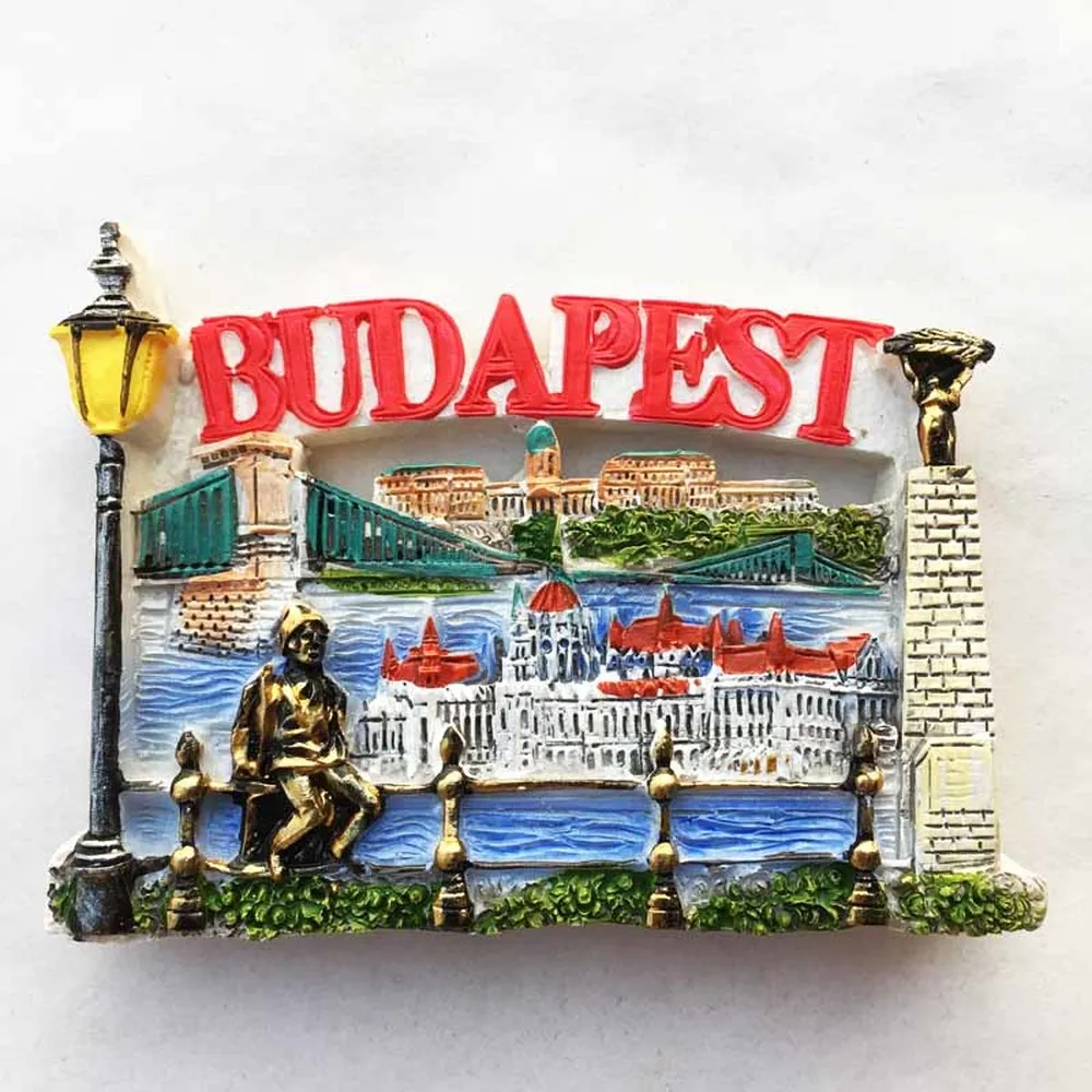 BABELEMI Budapest Венгрия туристические сувениры магнит на холодильник 3D декоративный