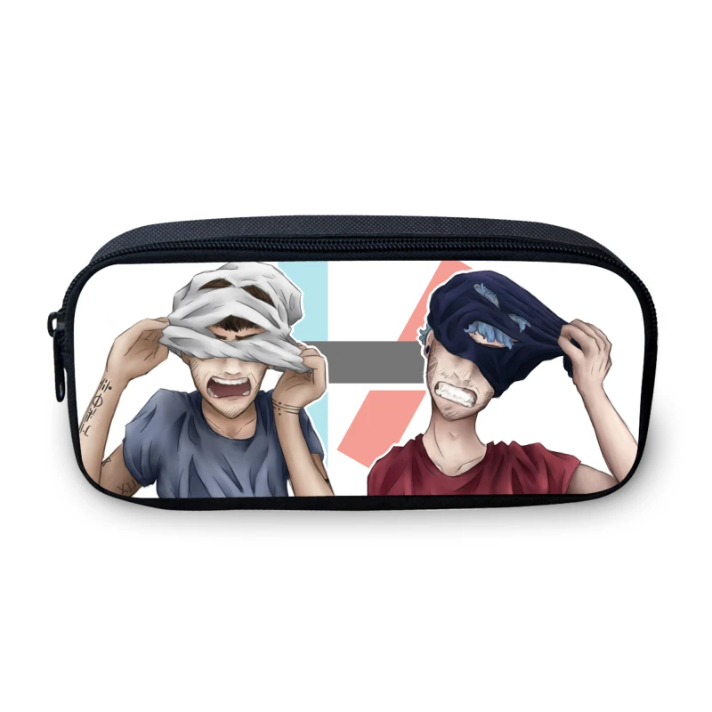 Новинка 2019 года сумка-карандаш с рисунком Twenty One Pilots для мальчиков большая