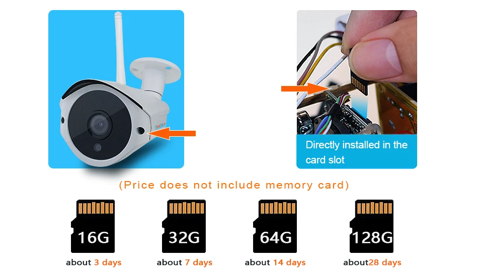 Tiananxun 1080P wifi ip-камера наружные беспроводные камеры видеонаблюдения защита от атмосферных воздействий видеонаблюдения Видео Аудио sd-карта YOOSEE