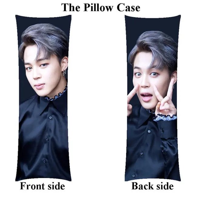 pillowcase Kpop в Корейском стиле бойфренд Цзиминь мультипликационным мотивом Ким тэ Хен V девушка тела подушку Чехол на заказ - Цвет: pillowcase