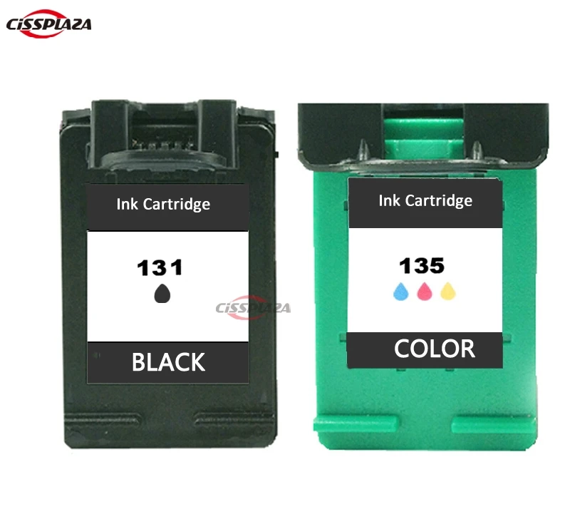 Совместимые чернильные картриджи CISSPLAZA 2 x для HP131 135 картридж Photosmart 2710/2610/325/ PSC 2355