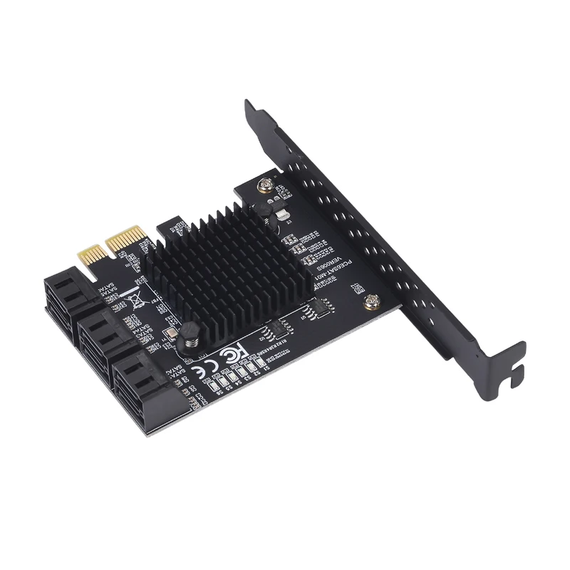 Новая плата расширения PCI E/PCIE SATA Express 3 PCIE на 0 6 портовая карта SATA3 X1 с