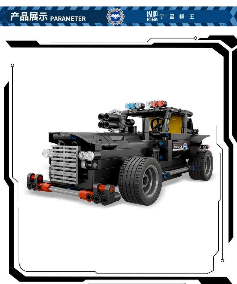 Формы King Technic 13007 Rc строительные полицейские блоки Glory Guardians электрический пульт дистанционного управления автомобиль Rc грузовик DIY Набор для комплекта