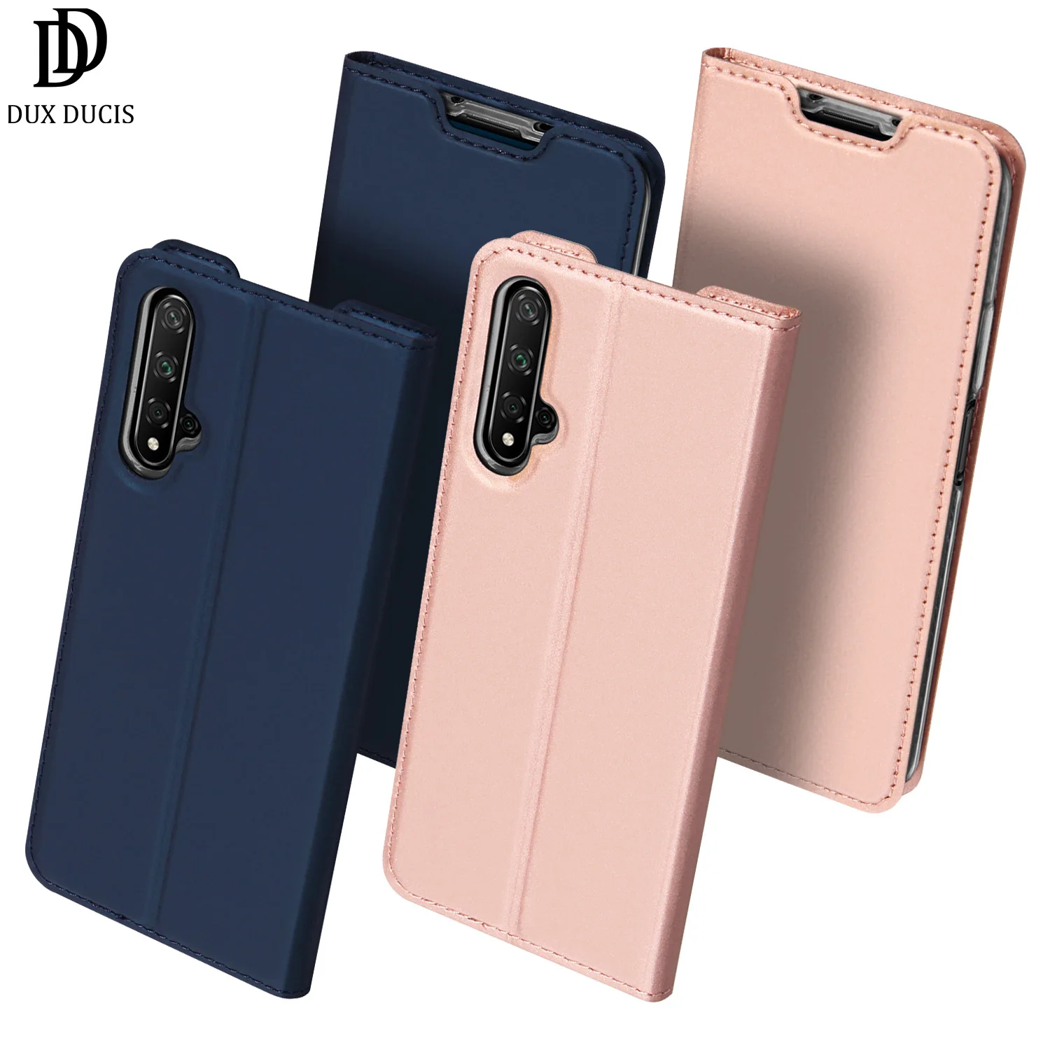 Флип кейс для Huawei Honor 20 из искусственной кожи ТПУ мягкий бампер ударопрочный