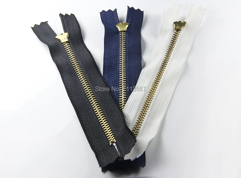 оптовая 100 шт нейлона и металла застежка-молния швейные для дёинсы 5 дюймов z22 | Дом