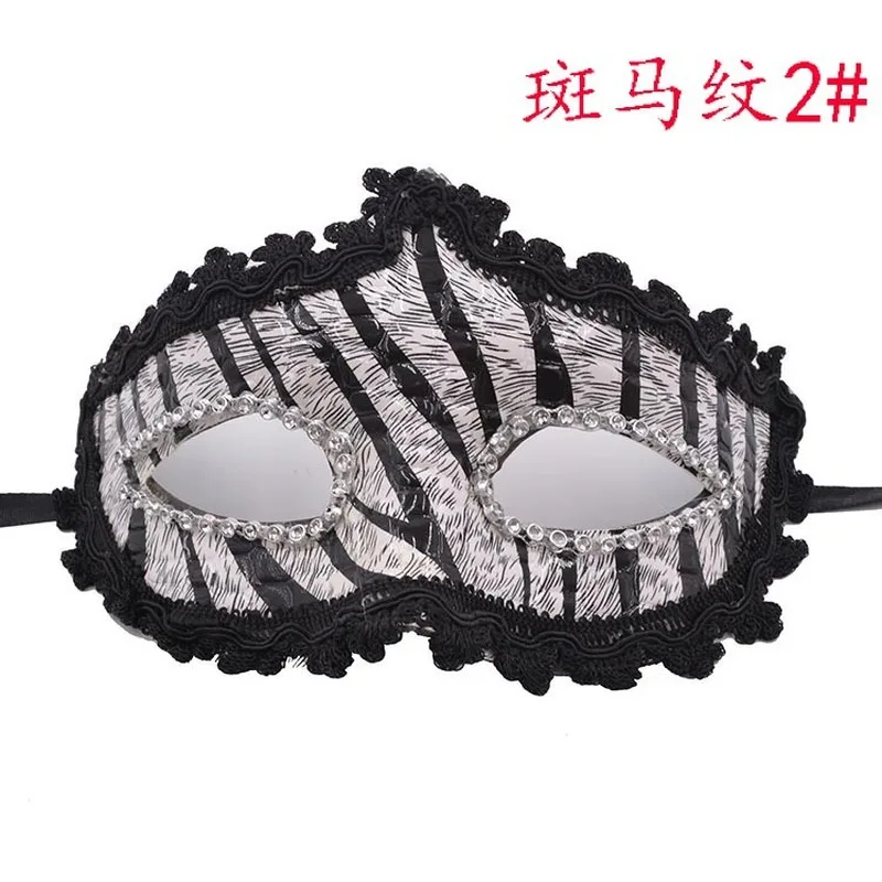 Новинка 10 шт./лот маски на Хэллоуин Леопард Зебра Змея шаблон флаг США для