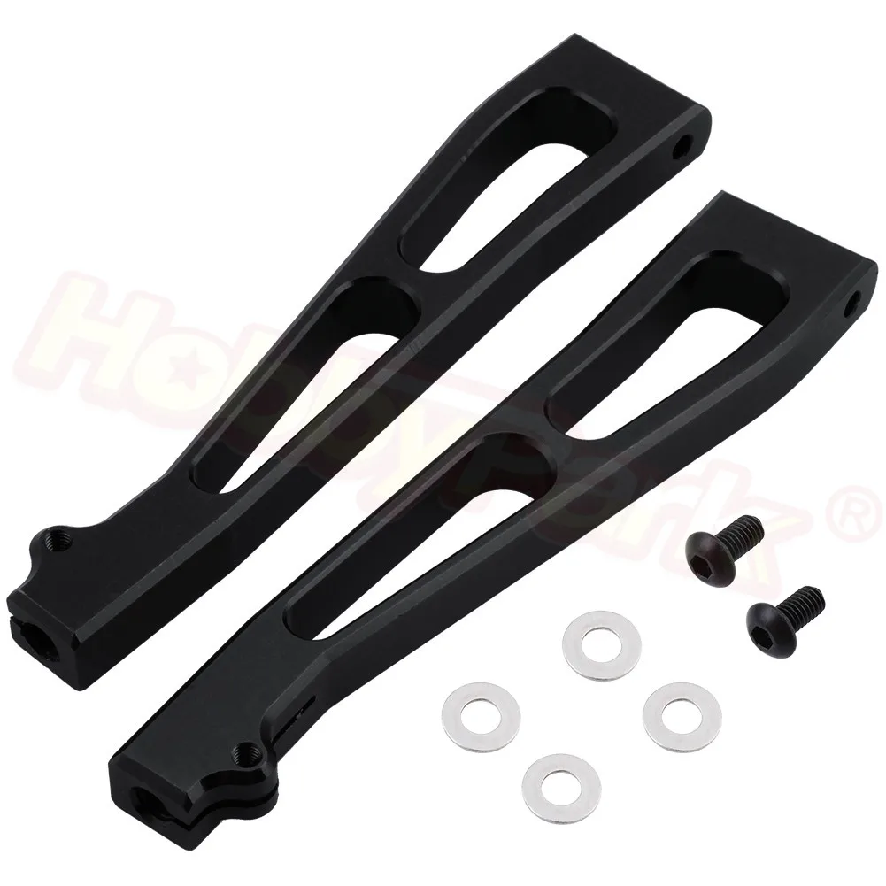 Black 6856 Алюминиевый передний верхний рычаг подвески заменяет EA1002 для JLB Racing CHEETAH 1/10 бесщеточный ру автомобиль Monster Truck обновленные детали - Цвет: Black 6856