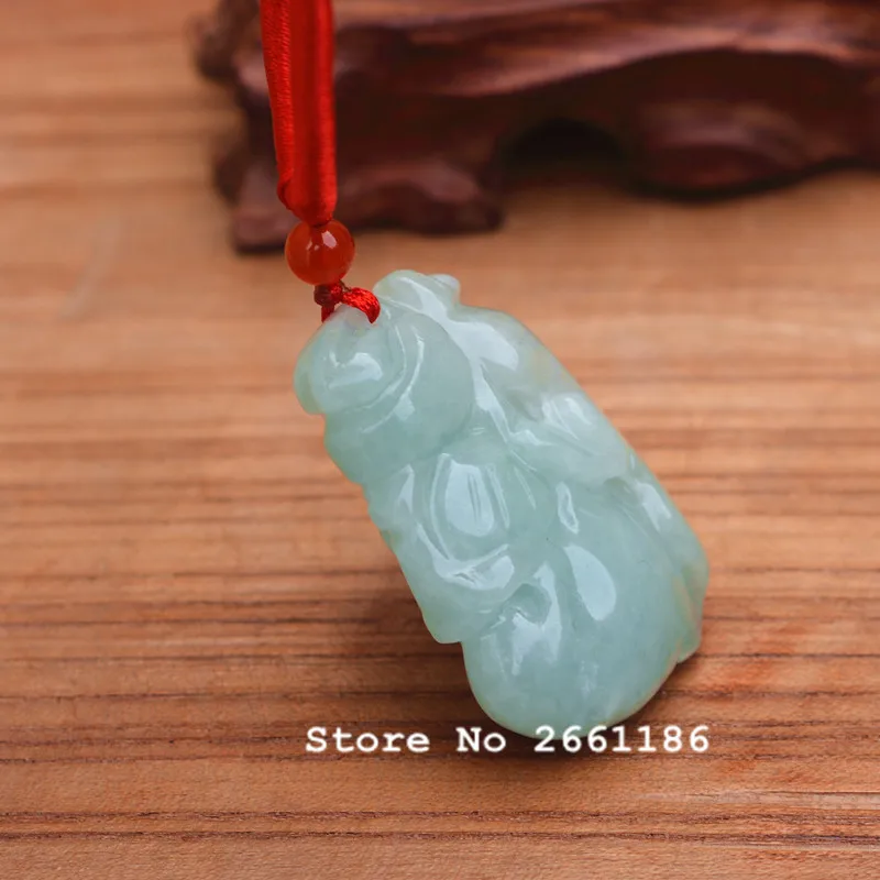 Кулон Из Натурального Риса и белого нефрита резной кулон в виде тыквы калабаша