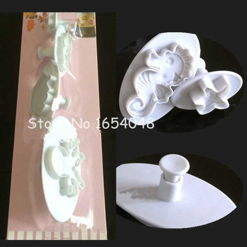 Новинка 4 шт./лот детский пружинный Плунжер для торта с изображением осьминога