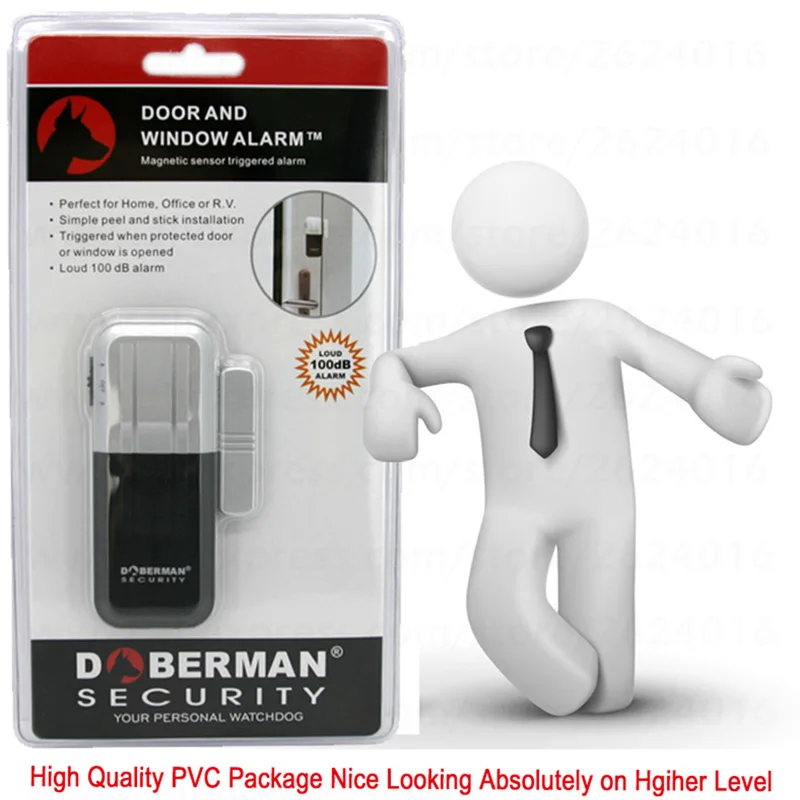 Doberman охранная Магнитная Дверь Окно сигнализация домашняя защита датчик детектор
