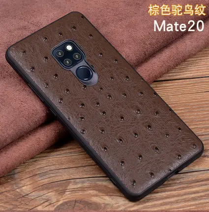 Чехол из натуральной кожи для huawei mate 20, Роскошный чехол для телефона huawei mate 20Pro 20X, защита экрана из закаленного стекла - Цвет: 2