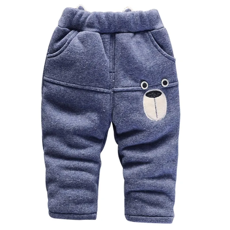 2018 Winter Baby Boy Cotton Fashion Pants Down Trousers Pantyhose With Bear Picture |