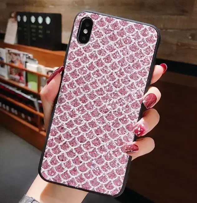 pink Блестящие туфли с бисером и блестками чехол для телефона для samsung galaxy A50 A30 A20 A70 M2 S10 S9 NOTE 9 A5 A6 A8 A9S A7 A750 J4 Plus J6 - Цвет: pink