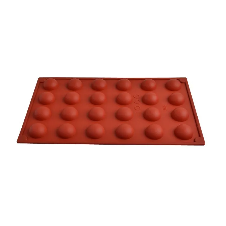Мини силикон 24 Маффин полукруглый полукруг форма для выпечки блинов торт Пудинг