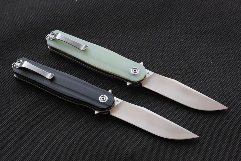 CH3505 Новый G10 складной нож D2 лезвие шарикоподшипник G0 + стальная ручка Походный