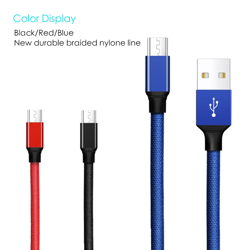 Кабель Micro USB для быстрой зарядки и передачи данных адаптер Xiaomi Redmi Huawei Honor 8A 8C 8S 8X 7A