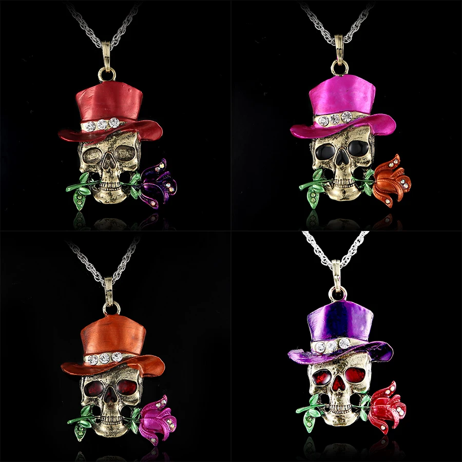 Длинные женские ожерелья подвески с эмалью и кристаллами|sweater necklace|necklaces for