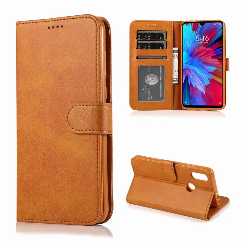 Yellow Case Чехол-кошелек для Xiao mi Red mi Note 7 5 6 Pro, чехол Xiaomi mi 9 SE 8 S2 A2 Lite Pocophone Poco F1 Y3 6X, чехол для мобильного телефона - Цвет: Yellow Case