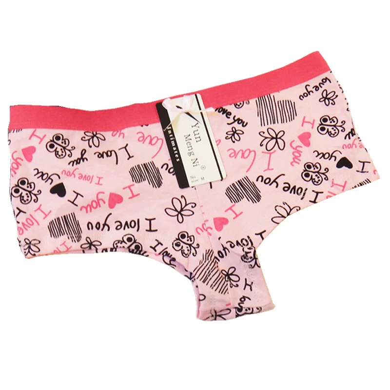 Женское нижнее белье новые модные сексуальные хлопковые шорты с принтом женское