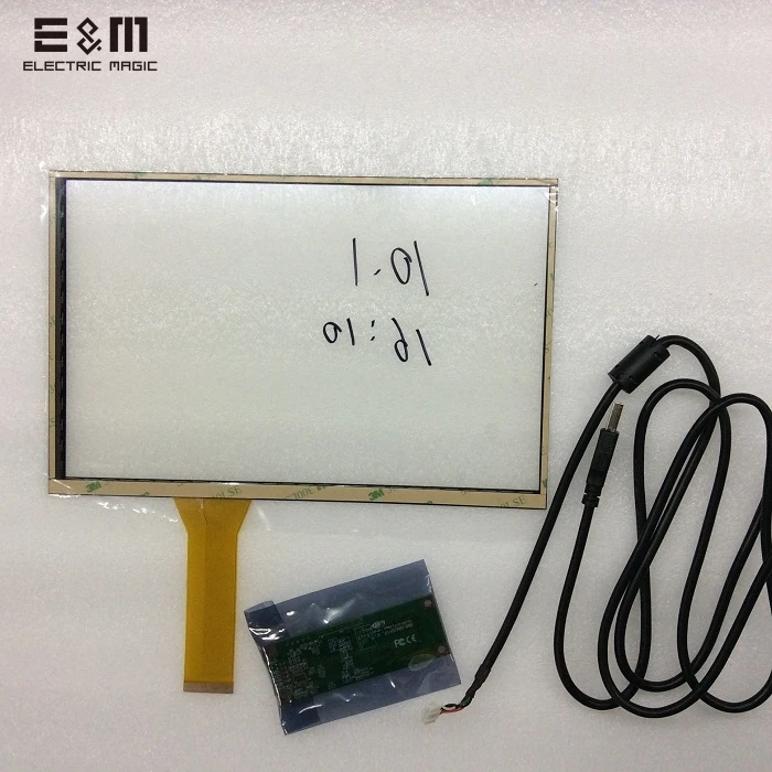 E & M 10 дюймовый 4 точечный емкостный сенсорный экран 16:10 Комплект USB для монитора