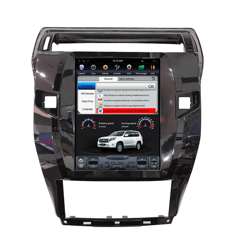 Вертикальная Автомагнитола Tesla Android 6 0 10 4 дюйма gps для Citroen C4 C4L DS4 2011 2016 навигация