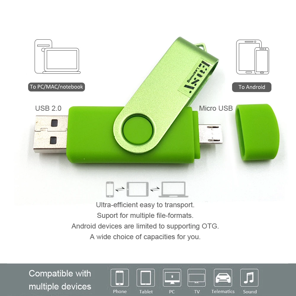 usb 2.0 pen drive 4gb 32gb OTG Smart Phone Tablet PC flash external storage stick 16gb Pendrive 8gb | Компьютеры и офис