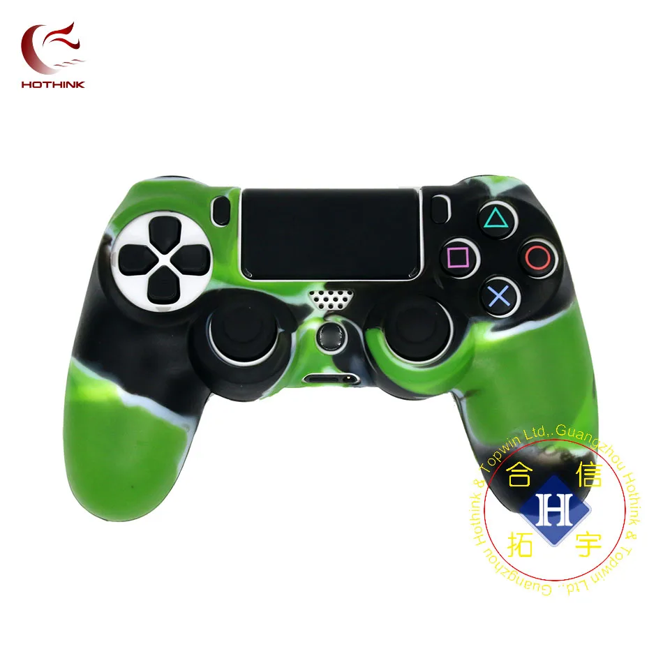 HOTHINK Камуфляжный защитный силиконовый чехол скин обложка для Playstation 4 тонкий