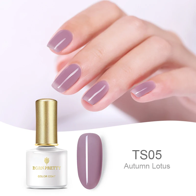BP-TS05 BORN PRETTY Opal Jelly Гель-лак для ногтей 6 мл полупрозрачный белый розовый лак замочить от маникюра УФ-гель для дизайна ногтей лак - Цвет: BP-TS05