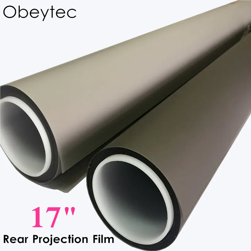 Obeycrop 17 &quotЗадняя проекционная пленка для экрана самоклеющаяся прозрачная