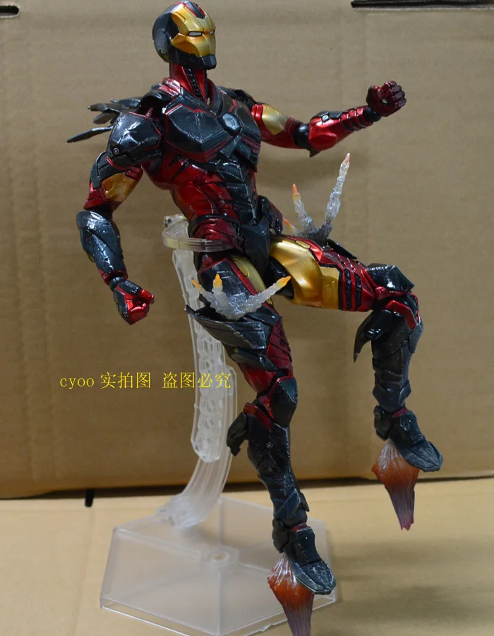 Оригинальная игровая фигурка Kai iron man Коллекционная модель игрушки фигурка 250 мм Железный человек Кай-плей арт Тони Старк