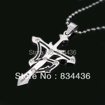 Бесплатная доставка подвеска из нержавеющей стали в виде созвездий телец