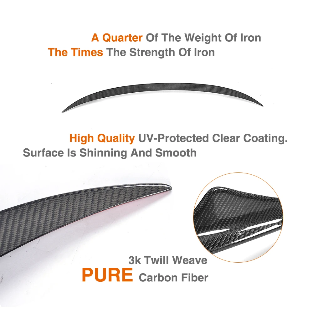 Углеродное волокно задний Средний утка спойлер крыло для Porsche Cayenne 958 Turbo S Спорт 4