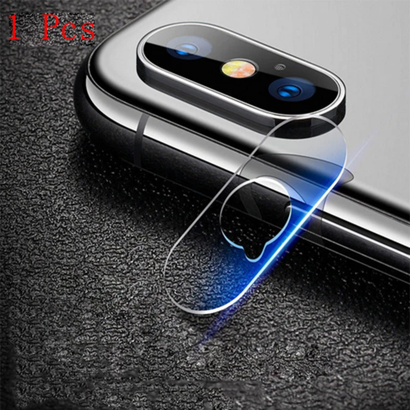 защитное стекло 2 шт. для iPhone X Камера Len протектор Мягкая закаленное Стекло