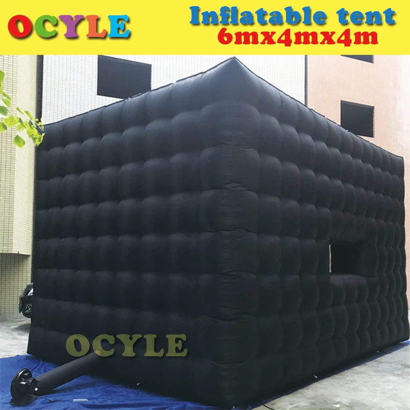 Черная надувная кубическая палатка для улицы 6 м|outdoor inflatable|tent inflatableinflatable outdoor |