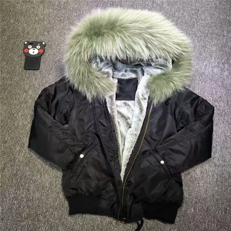 Модная светло зеленая Толстая теплая куртка унисекс с мехом внутри зимнее пальто